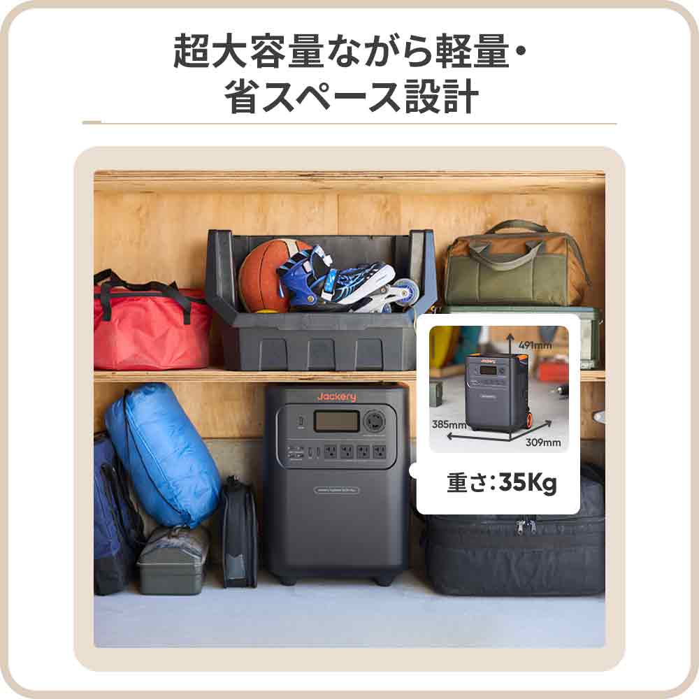 【予約販売・4月上旬順次発送】Jackery ポータブル電源 3600 Plus - Image 6