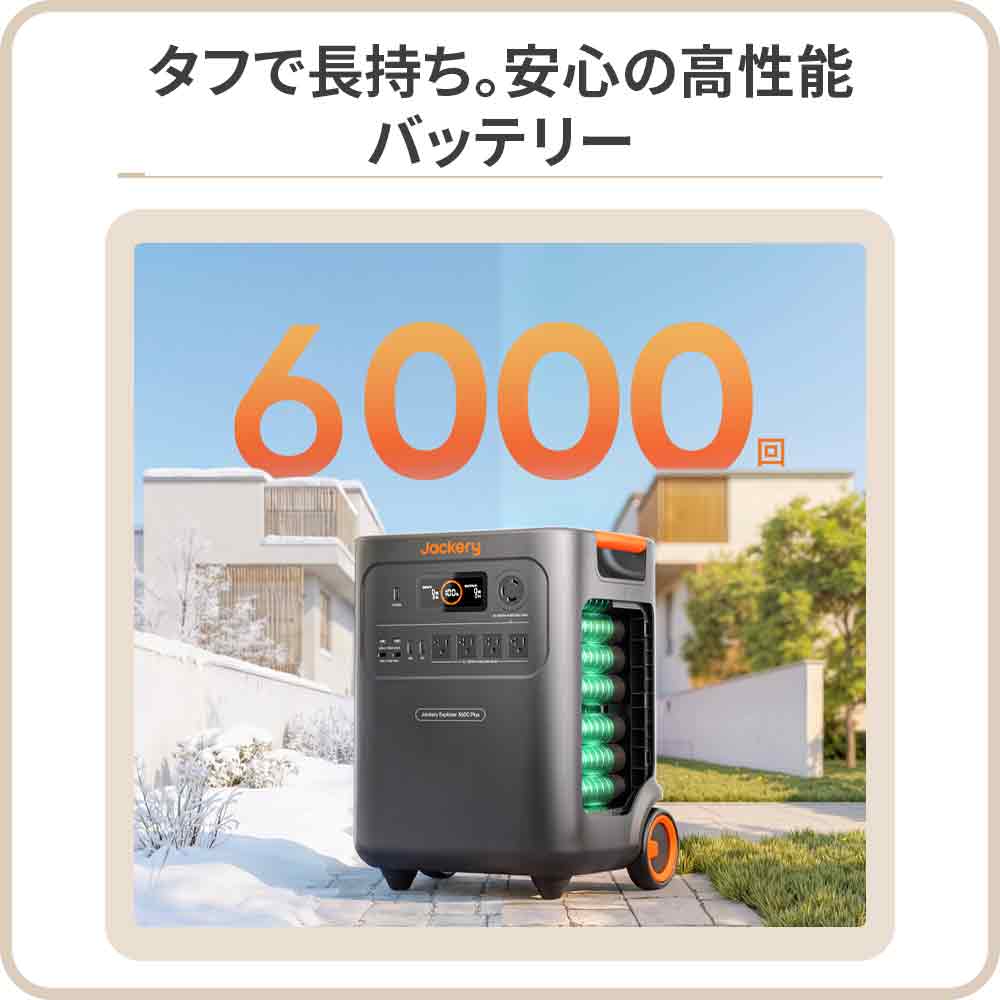 【予約販売・4月上旬順次発送】Jackery ポータブル電源 3600 Plus - Image 8