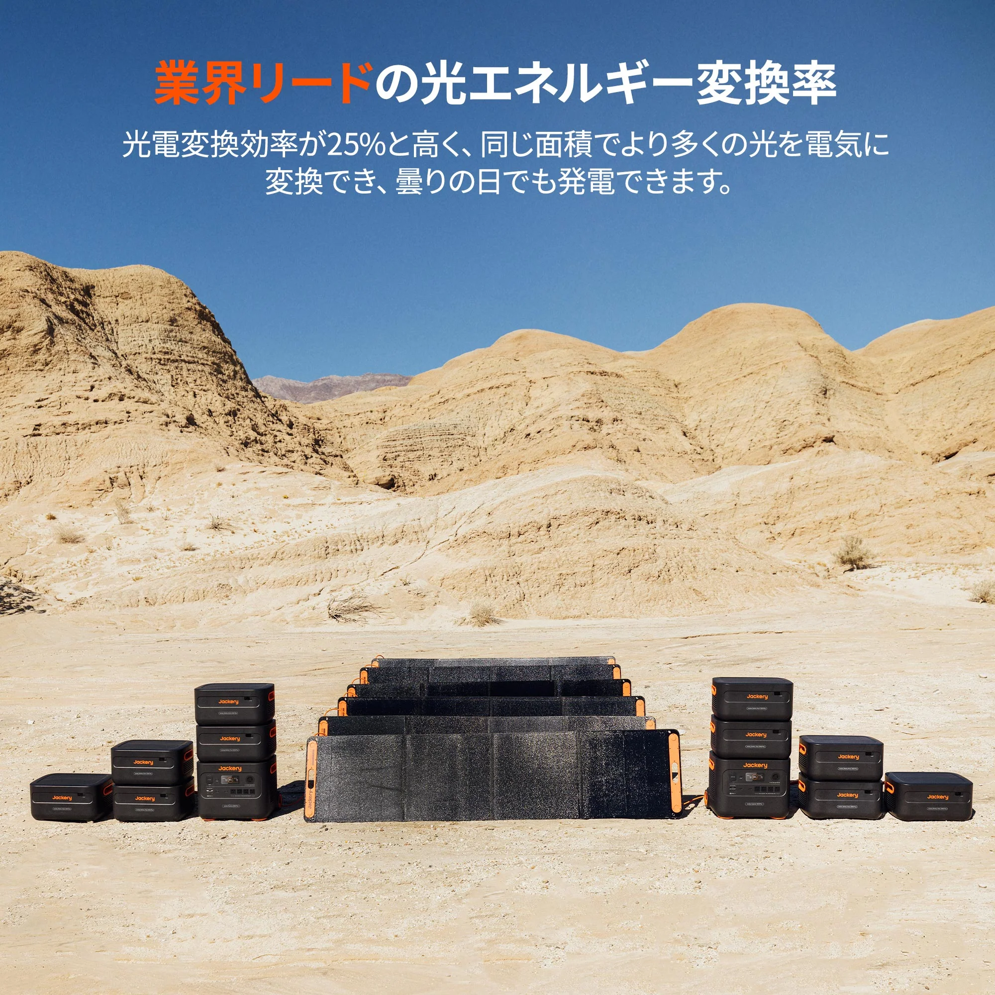 Jackery Solar Generator 2000 Plus ポータブル電源 セット - Image 4