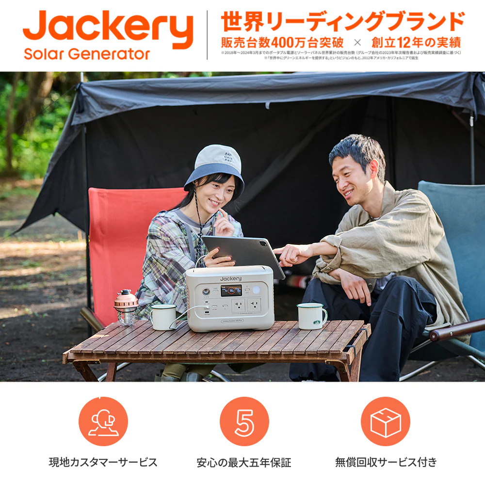 Jackery Solar Generator 600 Plus 100W ポータブル電源 ソーラーパネル(サンドゴールド) - Image 11
